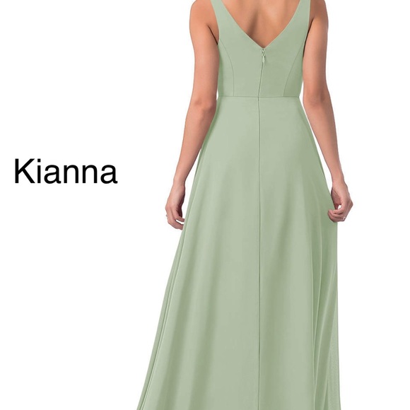 Four, NEW, Sage Green Bridesmaid dresses from Azazie. - Picture 2 of 10